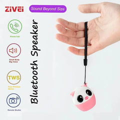 Zivei Mini haut-parleur Bluetooth Animal sans fil petit haut-parleur Portable musique caisson de basses colonne basse lecteur stéréo haut-parleur Christmas - snapkids
