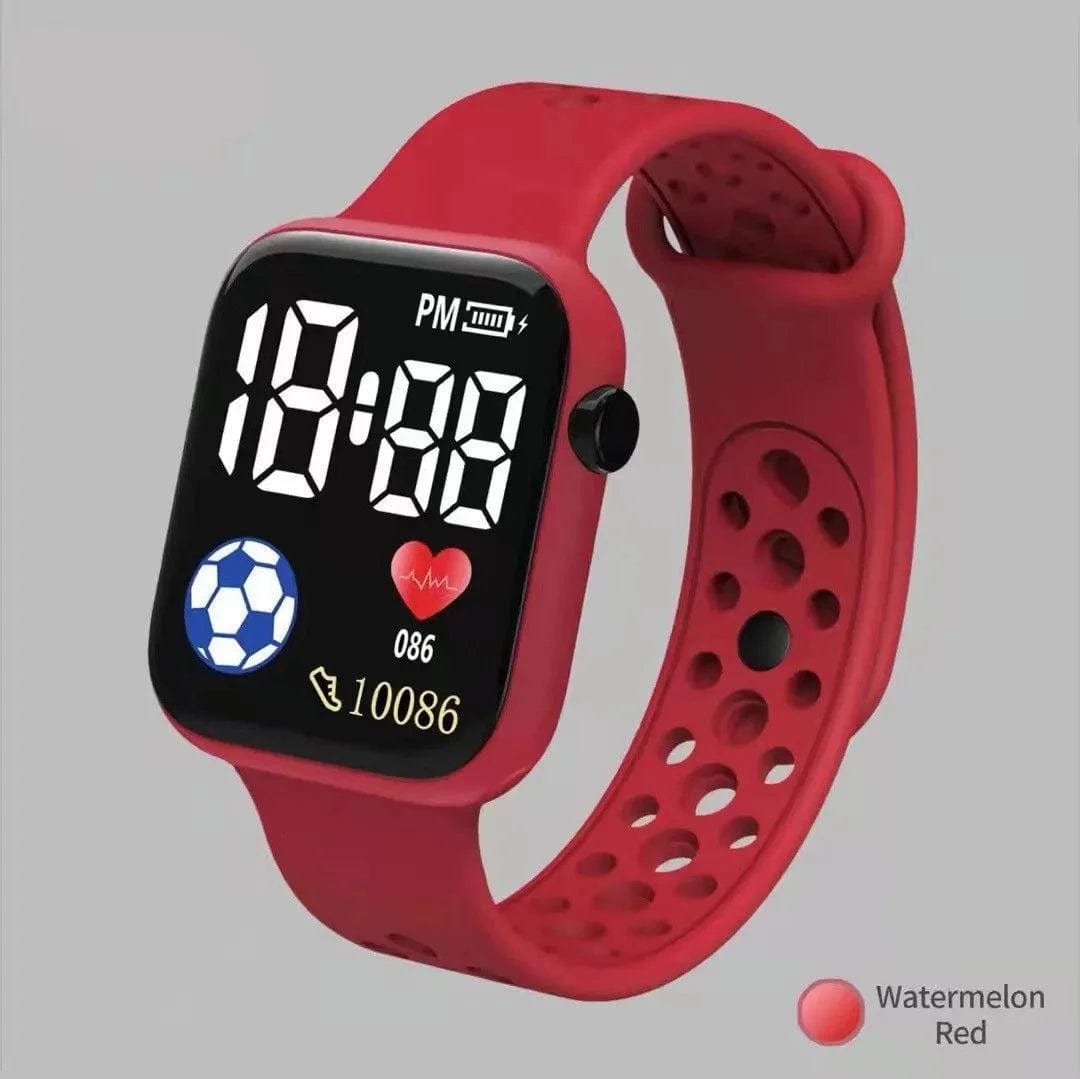 Montre numérique LED pour enfants, montre de sport étanche pour garçons et filles, en Silicone, décontractée, électronique, 2023 - snapkids