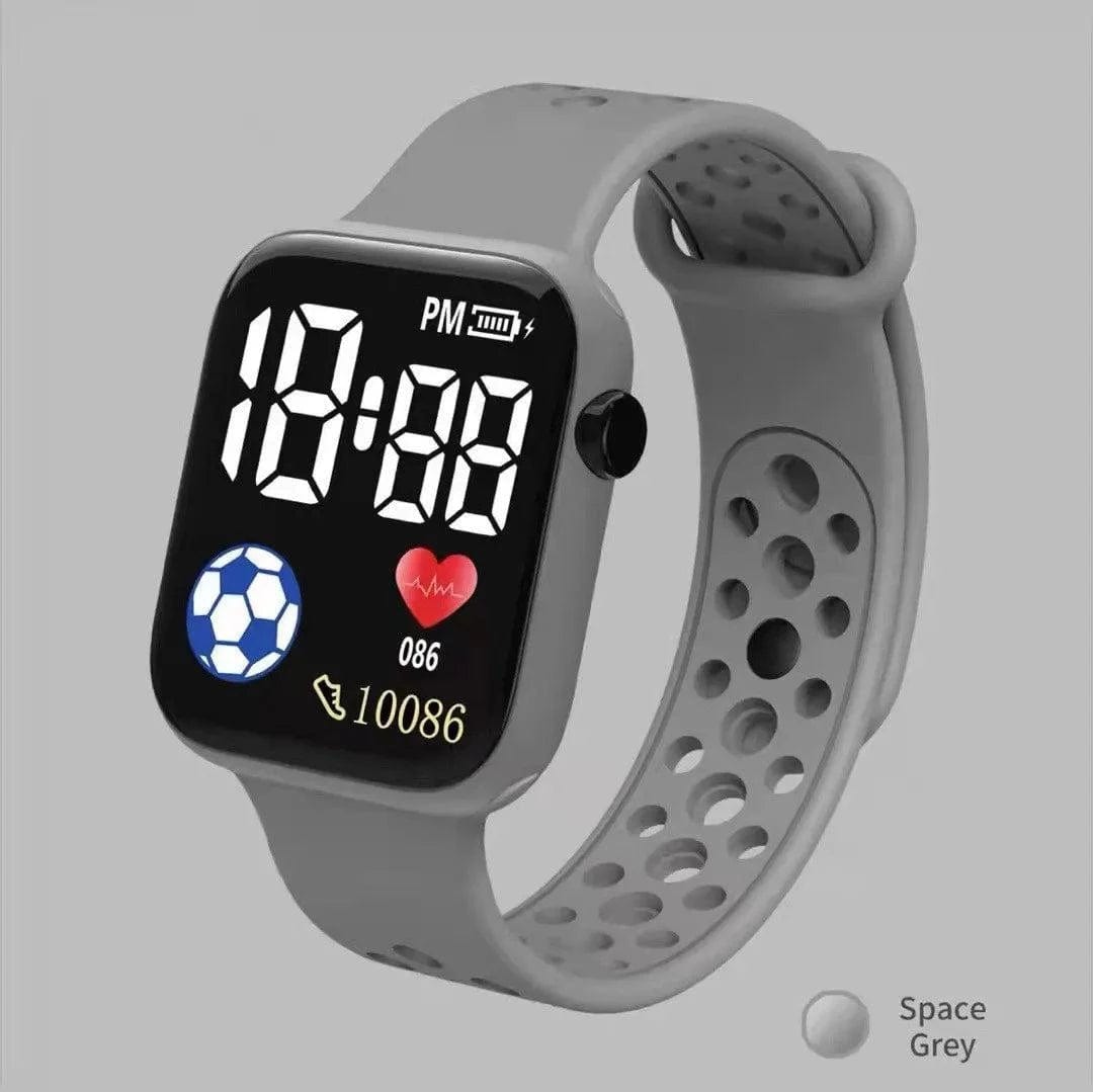 Montre numérique LED pour enfants, montre de sport étanche pour garçons et filles, en Silicone, décontractée, électronique, 2023 - snapkids